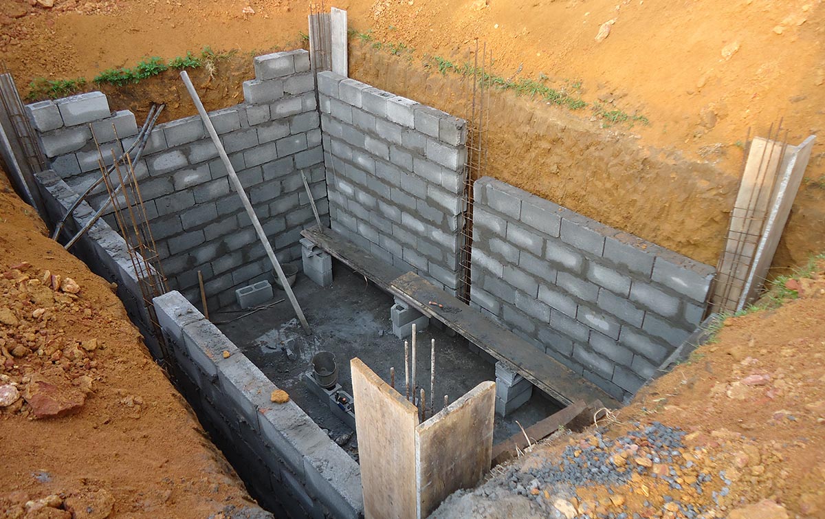 Armonioso Pico visual Construcción Aljibe agua de lluvia, Bata (Guinea E.) - ONG Proyso